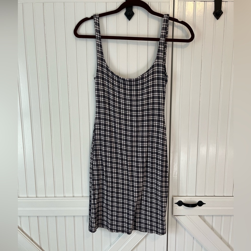 UO Plaid Tanktop Dress